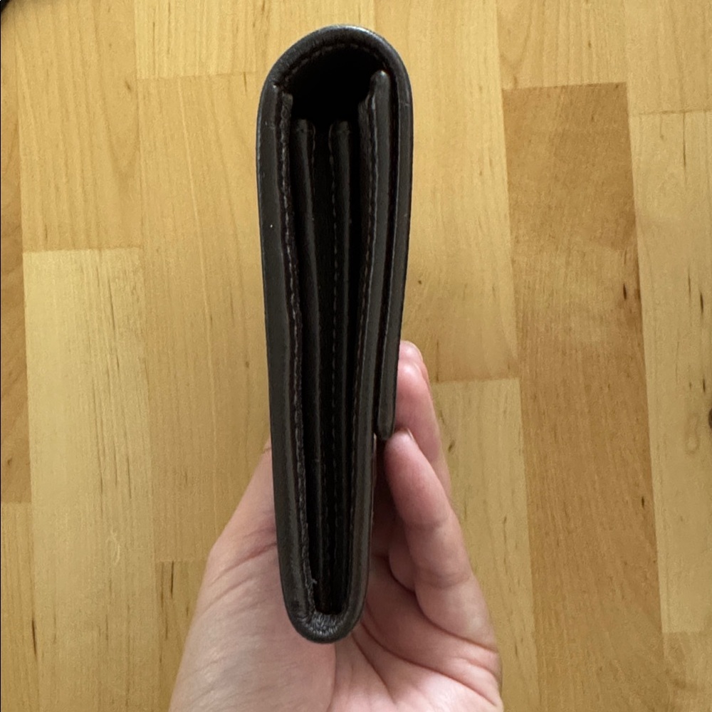 Sale! Celine Triomphe Macadam Wallet in Dark Brown - Picture 7 of 7